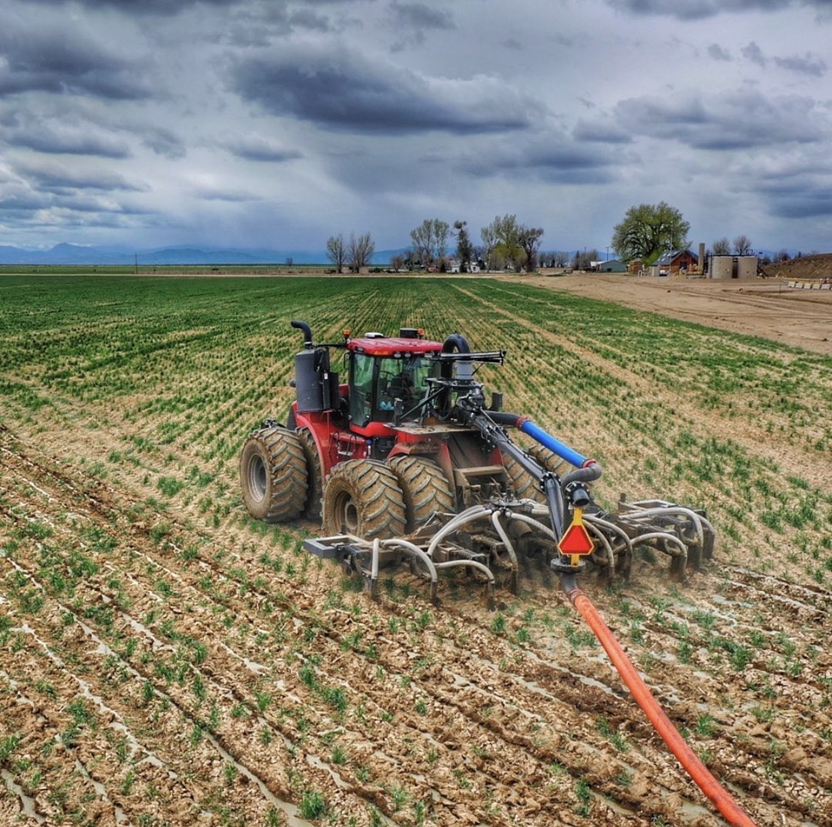 High-capacity manure application in a Colorado field